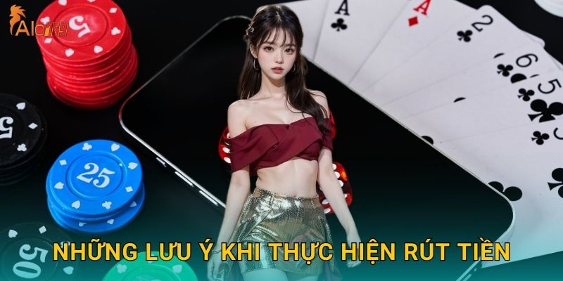 Những lưu ý khi thực hiện rút tiền